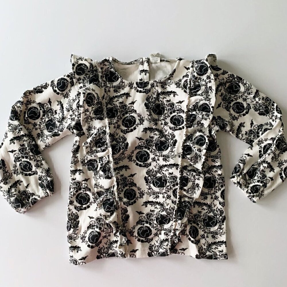 Kate Quinn Organics Girl Ruffle Top 6 Years